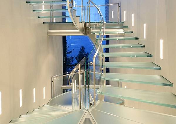 стеклянные лестницы