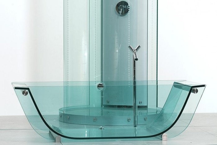 гнутое стекло ванная