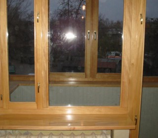 Замена стекла в деревянном окне