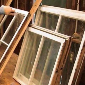 Замена и установка стекла в деревянные окна