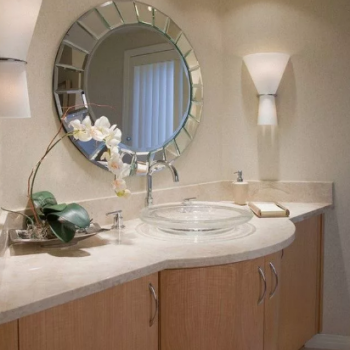 Зеркало в ванную комнату, как элемент дизайна